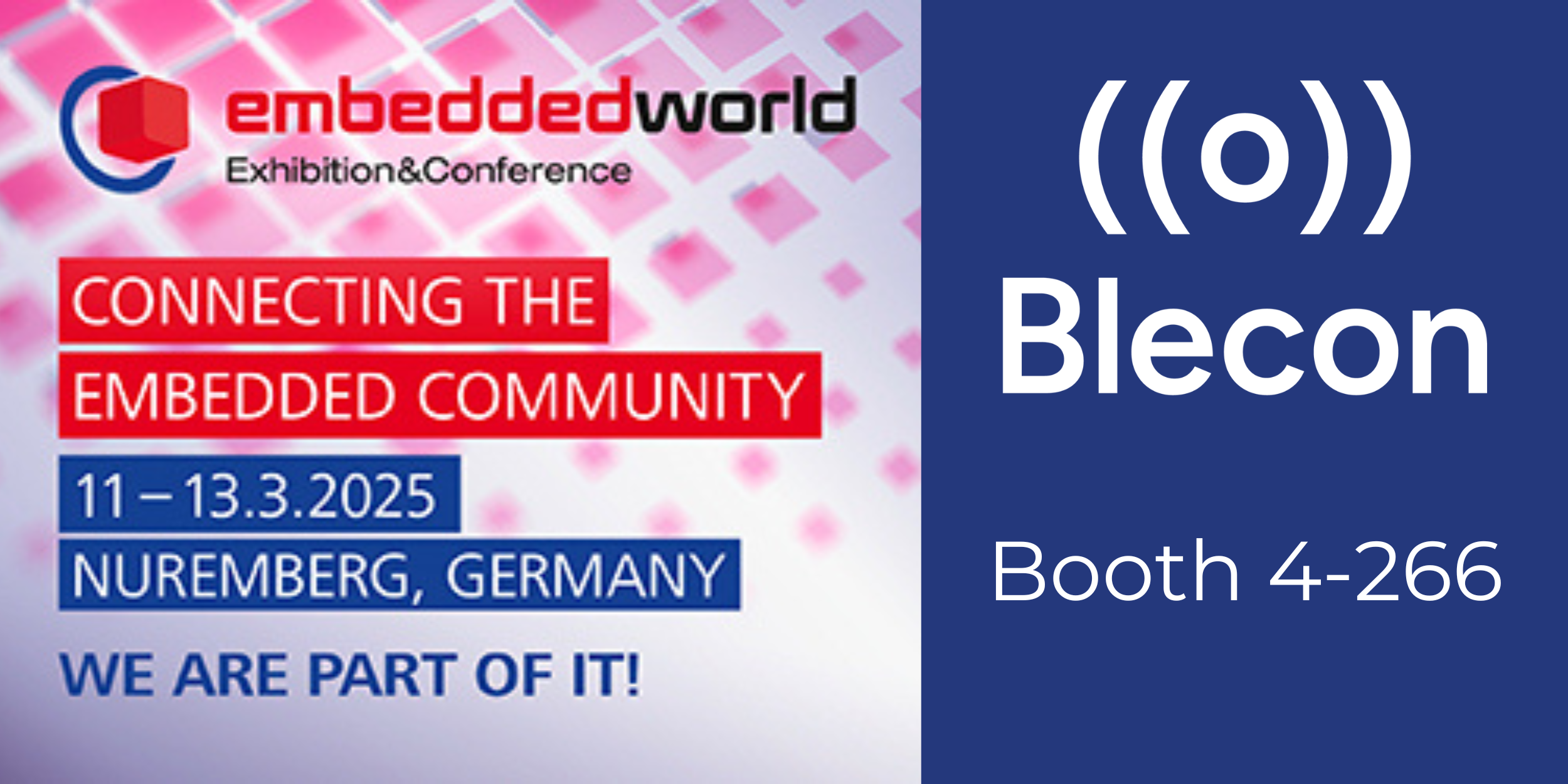 Embedded World Germany 2025 Event page 800X400