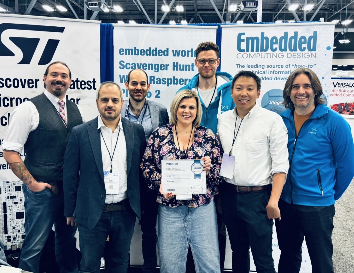 Blecon Wins Embedded Computing Design Best in Show Award at Embedded World North America 2024